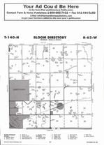 Bloom Township, Jamestown, Directory Map, Stutsman County 2007